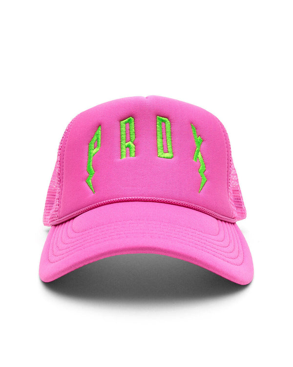 PRDX TRUCKER HAT (PINK/PINK/NEON GREEN)