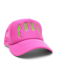 PRDX TRUCKER HAT (PINK/PINK/NEON GREEN)