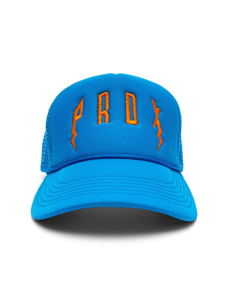 PRDX Trucker Hat (Turquoise/Turquoise/Orange)