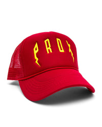 PRDX Trucker Hat (Red/Red/Yellow)