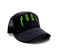 PRDX Trucker Hat (Black/Black/Green)