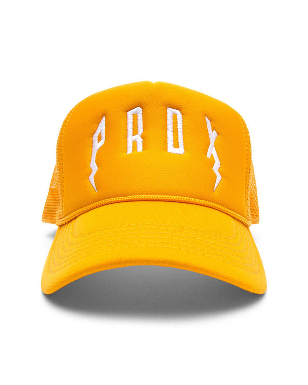 PRDX TRUCKER HAT (GOLD/GOLD/WHITE)