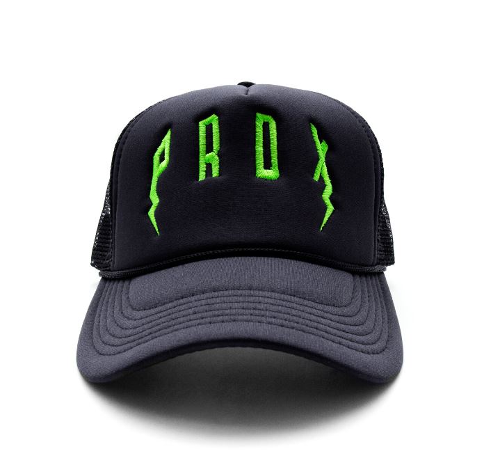 PRDX Trucker Hat (Black/Black/Green) – Paradox Lab