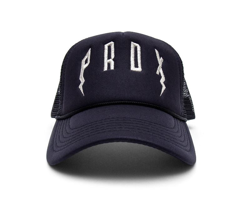 PRDX Trucker Hat (Black/Black/Silver)