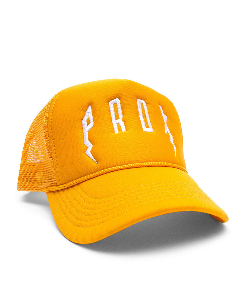 PRDX TRUCKER HAT (GOLD/GOLD/WHITE)