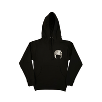 Medal Lightning Arc Logo Pull-Over Hoodies (SILVER)