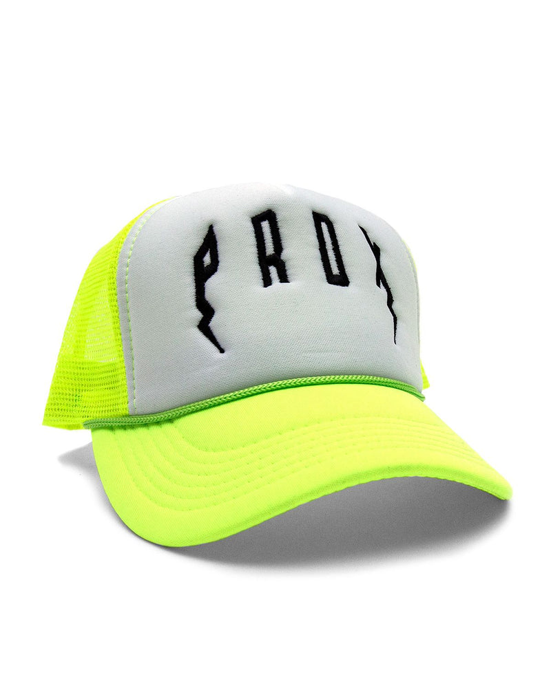 PRDX Trucker Hat (Neon Yellow/White/Black) – Paradox Lab