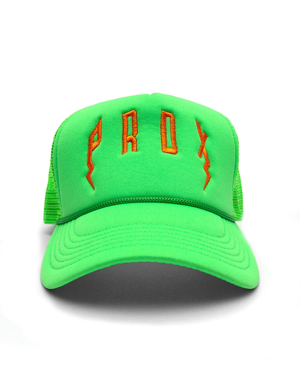 PRDX TRUCKER HAT (GREEN/GREEN/ORANGE) – Paradox Lab