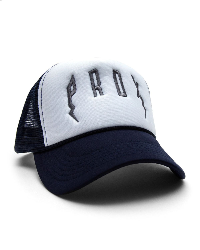 PRDX Trucker Hat (Navy Blue/White/Grey)