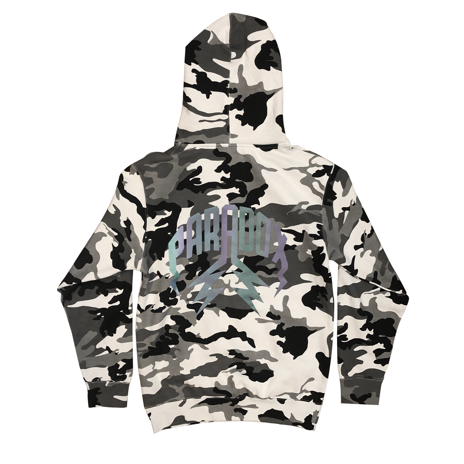 Lightning Arc Logo Pull-Over Hoodie "Snow Camo"