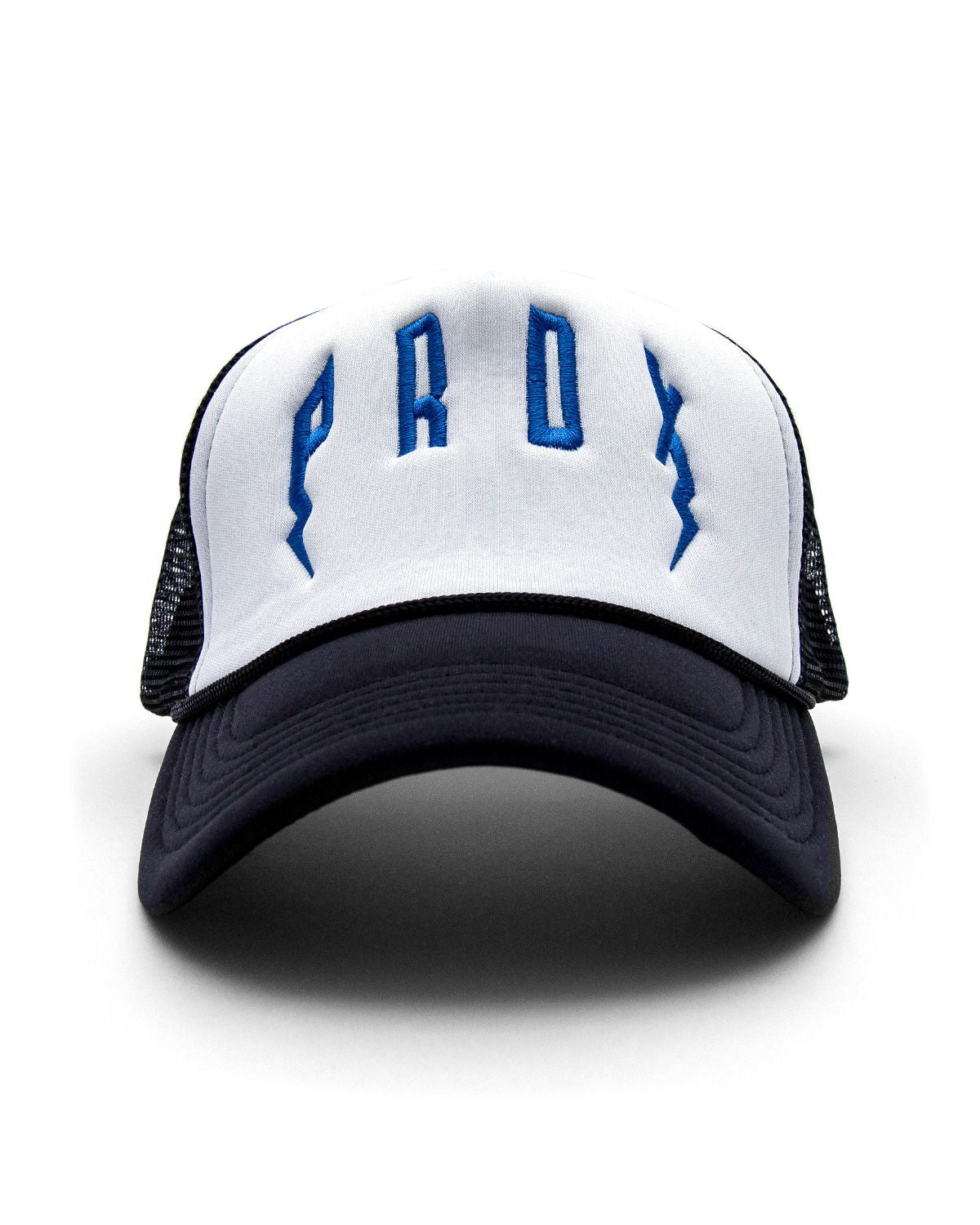 PRDX Trucker Hat (Black/White/Blue)