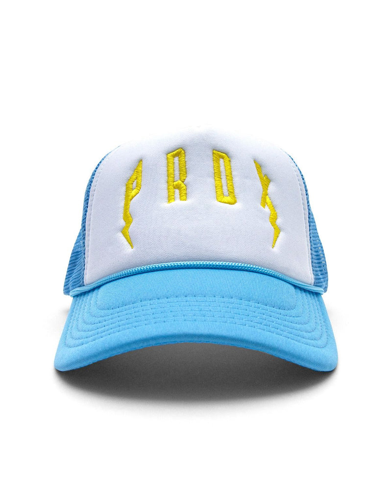 PRDX Trucker Hat (Light Blue/ White/ Yellow)