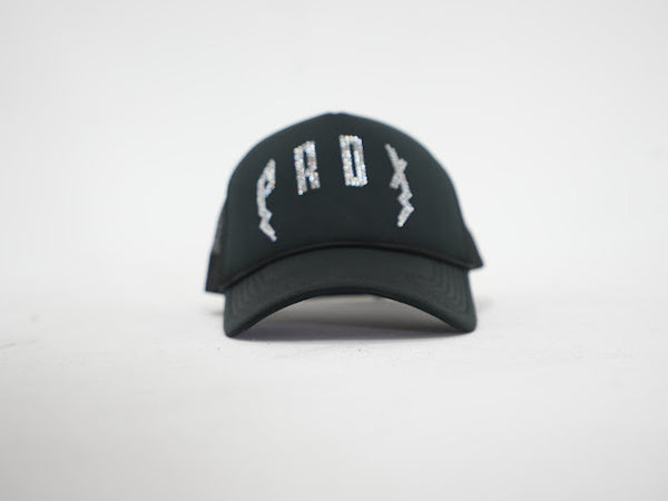 PRDX TRUCKER HAT (BLACK/RHINESTONES)