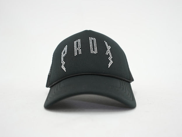 PRDX TRUCKER HAT (BLACK/RHINESTONES)