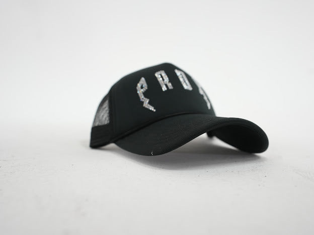 PRDX TRUCKER HAT (BLACK/RHINESTONES)