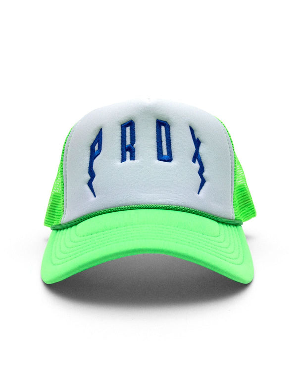 PRDX Trucker Hat (Neon Green/White/Blue)