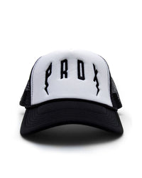 PRDX Trucker Hat (Black/White/Black)