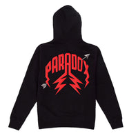 "SKELETON CUPID" LIGHTNING ARC LOGO HOODIE (BLACK)