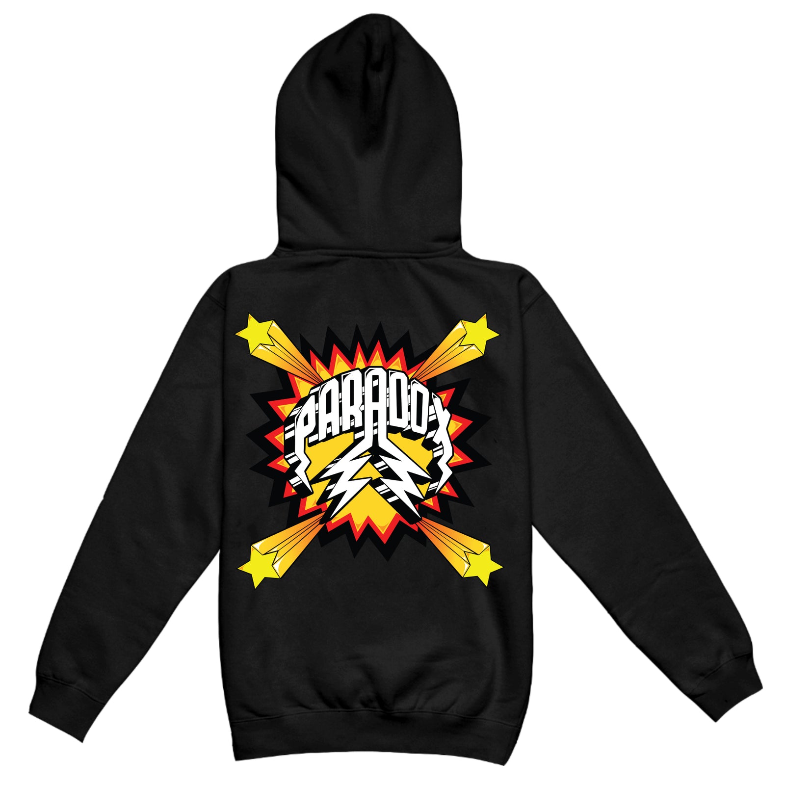 "POP ART" LIGHTNING ARC LOGO HOODIE (BLACK)