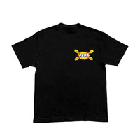 "POP ART" LIGHTNING ARC LOGO TEE (BLACK)