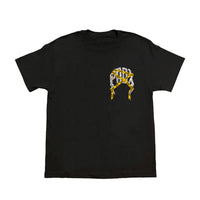 "CAUTION" LIGHTNING ARC LOGO TEE