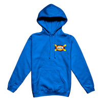 "POP ART" LIGHTNING ARC LOGO HOODIE (BLUE)