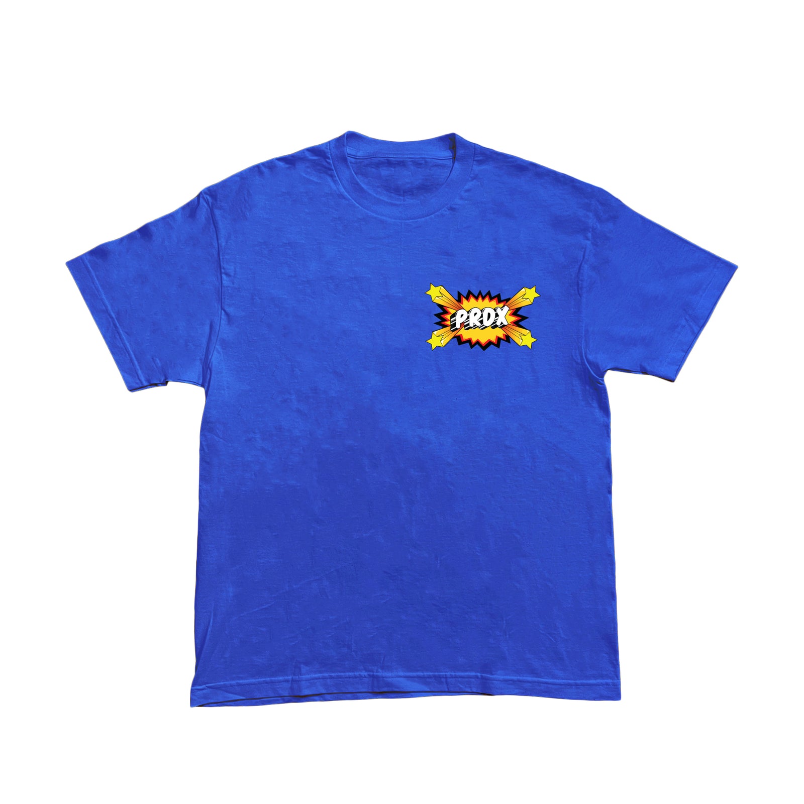 "POP ART" LIGHTNING ARC LOGO TEE (BLUE)