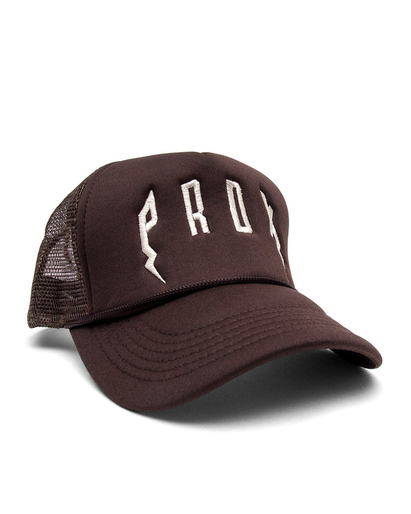 PRDX Trucker Hat (Brown/Brown/Tan)