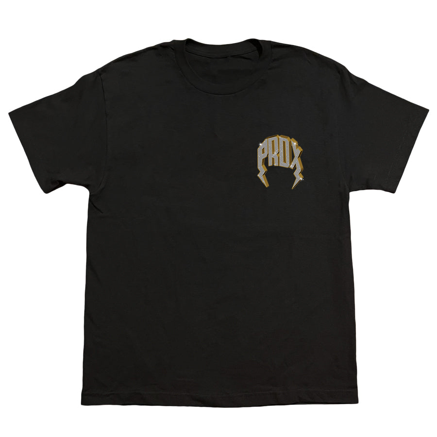 "VVS" LIGHTNING ARC LOGO TEE (BLACK)