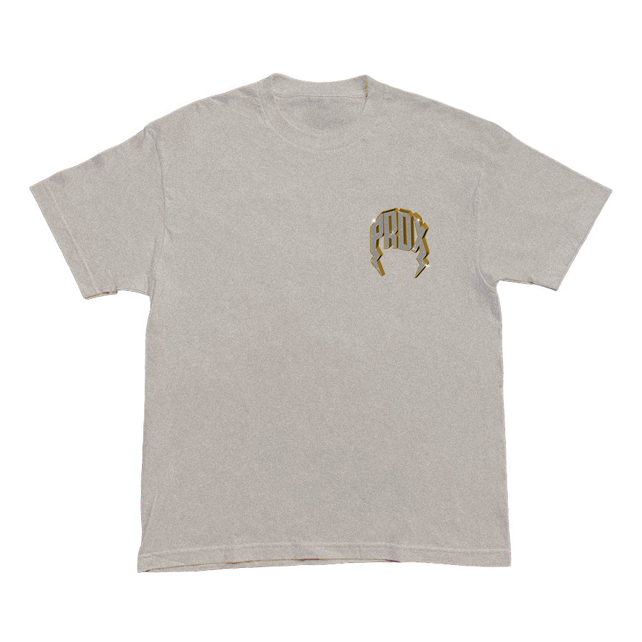 "VVS" LIGHTNING ARC LOGO TEE (GREY)