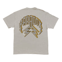 "VVS" LIGHTNING ARC LOGO TEE (GREY)