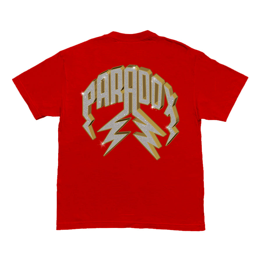 "VVS" LIGHTNING ARC LOGO TEE (RED)