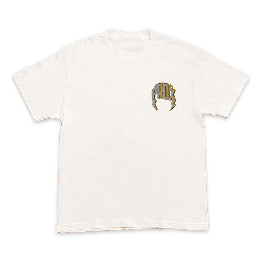 "VVS" LIGHTNING ARC LOGO TEE (WHITE)
