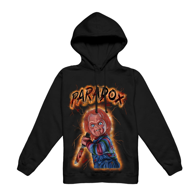 HALLOWEEN EXCLUSIVE PULL-OVER HOODIE "CHUCKY" (BLACK)