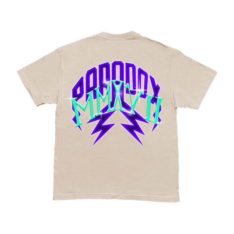"MMXVII WAND" LIGHTNING ARC LOGO TEE