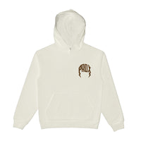 "NEUTRAL TONE" LIGHTNING ARC LOGO PULL-OVER HOODIE (CREAM)