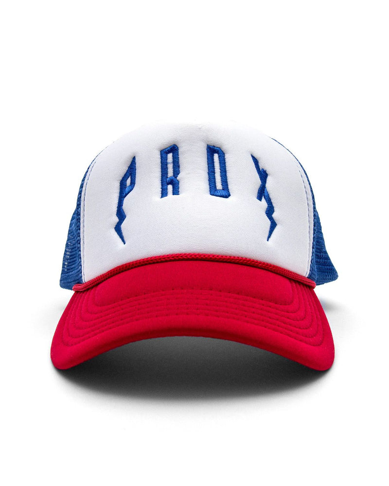 PRDX Trucker Hat (Red/White/Blue)
