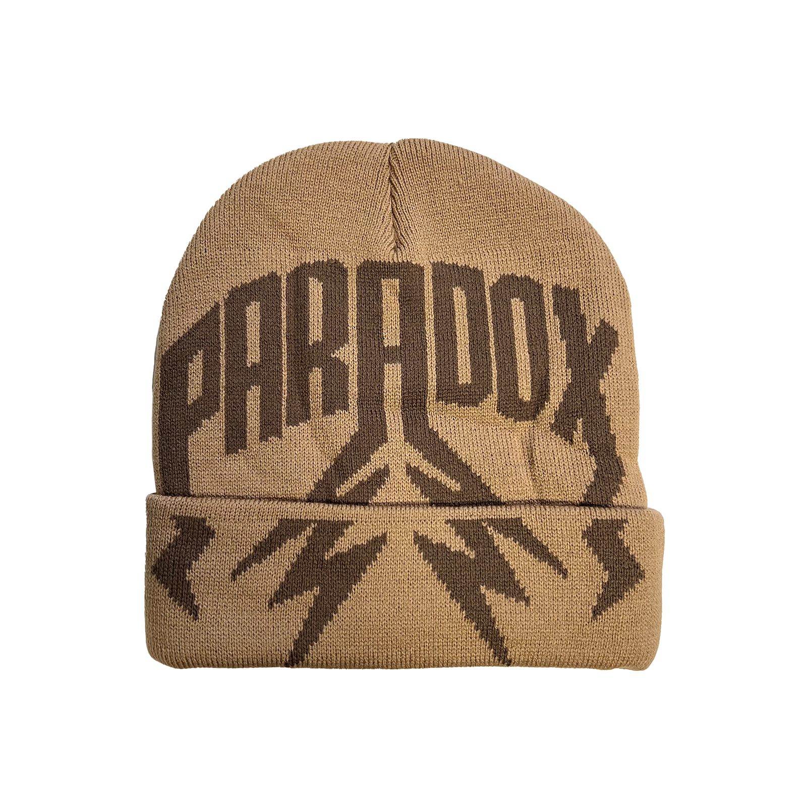 LIGHTNING ARC LOGO BEANIE - (CAMEL)