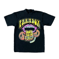 "DROP DOX NOT BOMBS" TEE (BLACK)