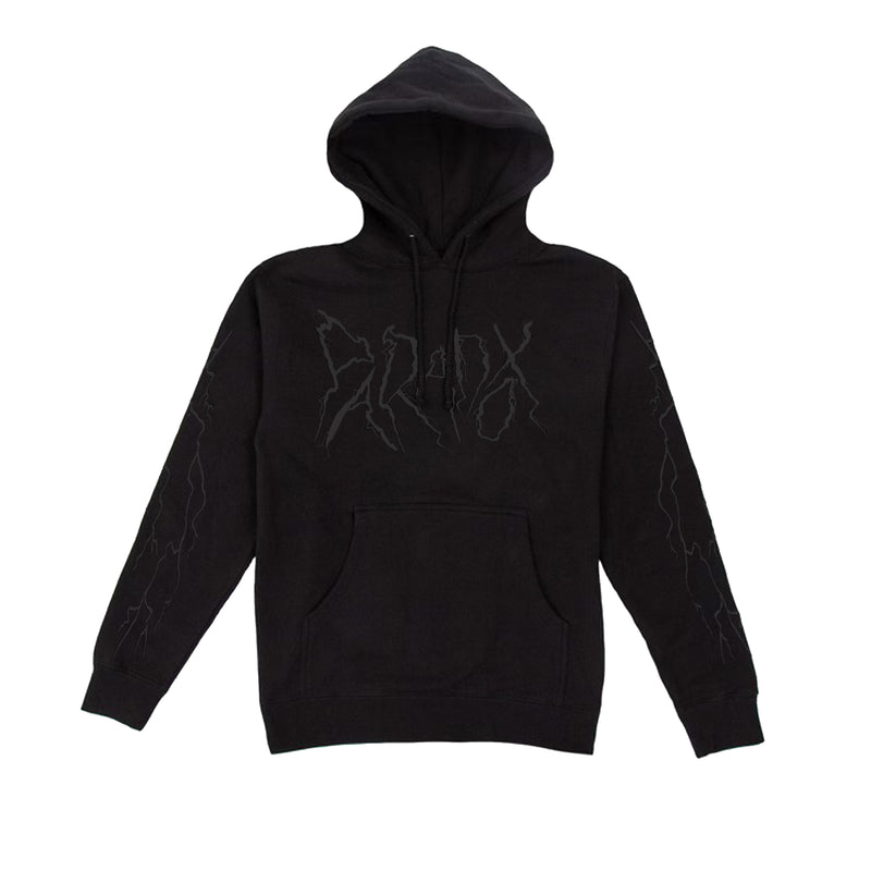 "LIGHTNING STRIKE" HOODIE (TRIPLE BLACK)