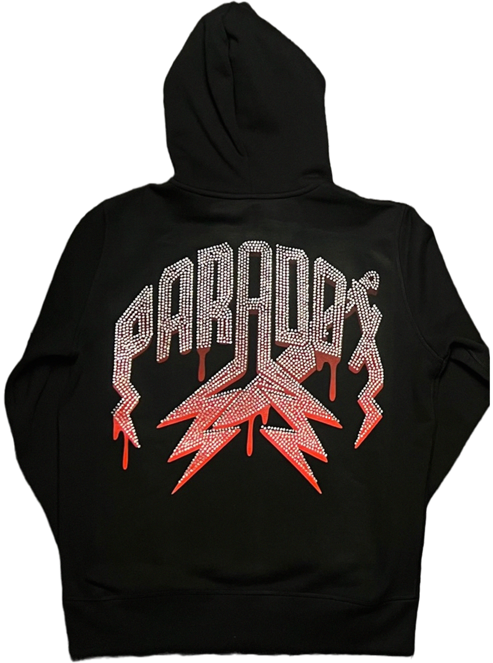 Halloween Swarovski Full-Zip Hoodie (BLACK)