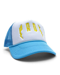 PRDX Trucker Hat (Light Blue/ White/ Yellow)