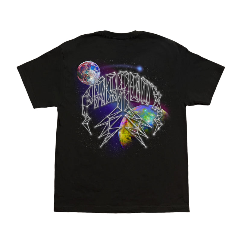 "GALAXY" LIGHTNING ARC LOGO TEE (BLACK)