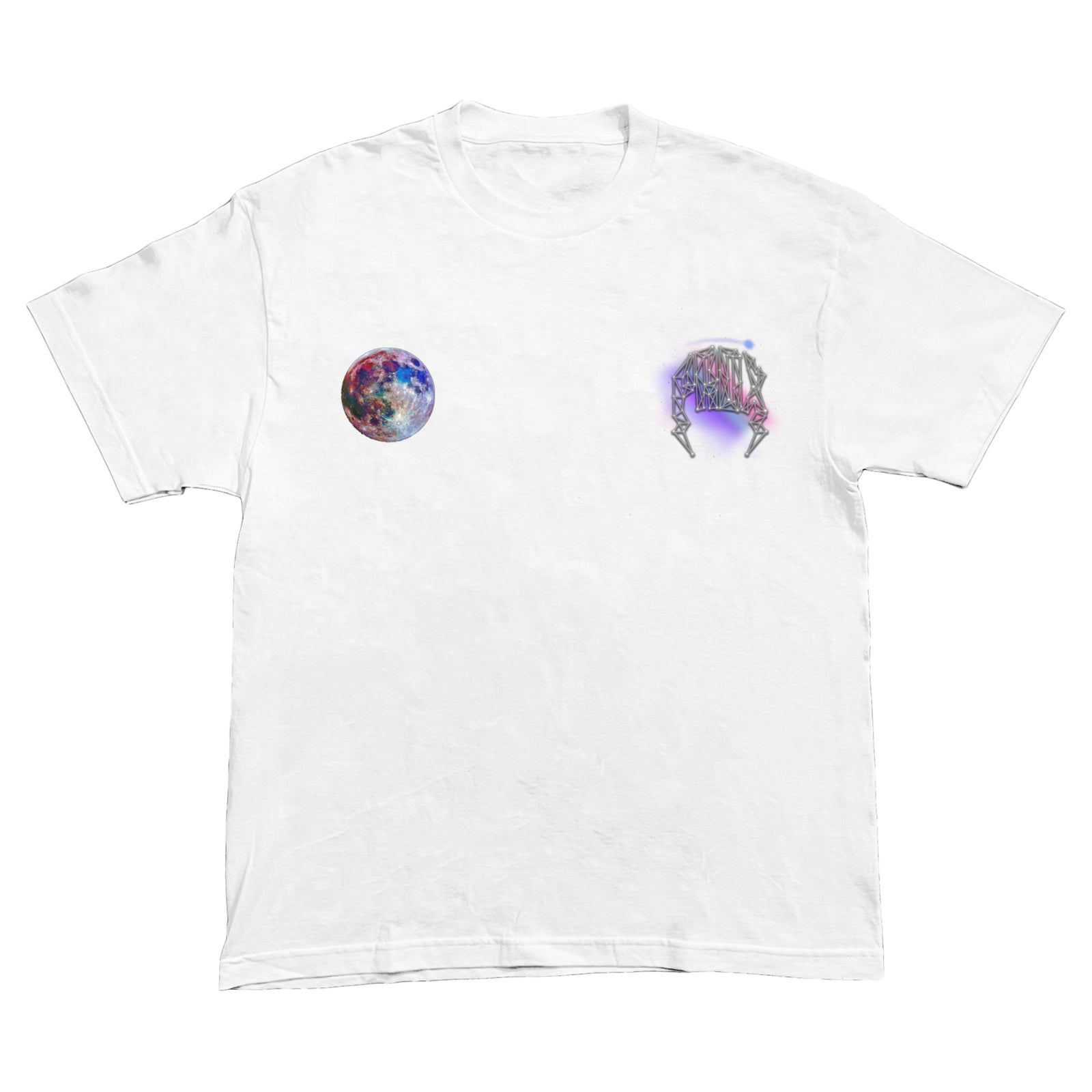 "GALAXY" LIGHTNING ARC LOGO TEE (WHITE)