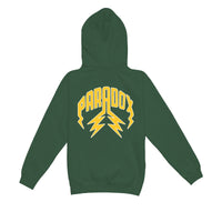 "BRAZIL" LIGHTNING ARC LOGO HOODIE (GREEN)
