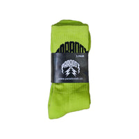 Crew Socks Lightning Arc Logo (3 Pack) - Green
