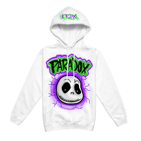 HALLOWEEN EXCLUSIVE PULL-OVER HOODIE "JACK" - (WHITE)