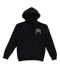 Diamond Lightning Arc Logo Pull-Over Hoodie (Black)