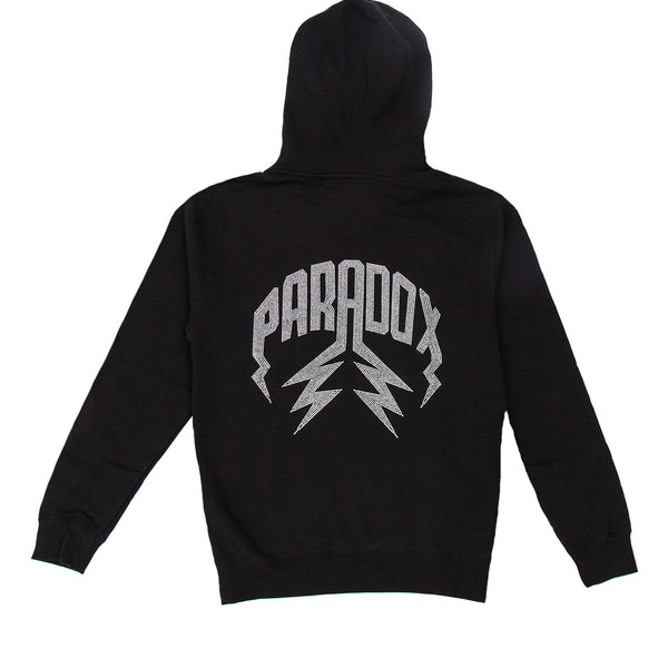 Diamond Lightning Arc Logo Pull-Over Hoodie (Black) – Paradox Lab