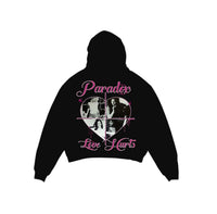 "LOVE HURTS" LIGHTNING ARC LOGO PULL-OVER HOODIE (BLACK)